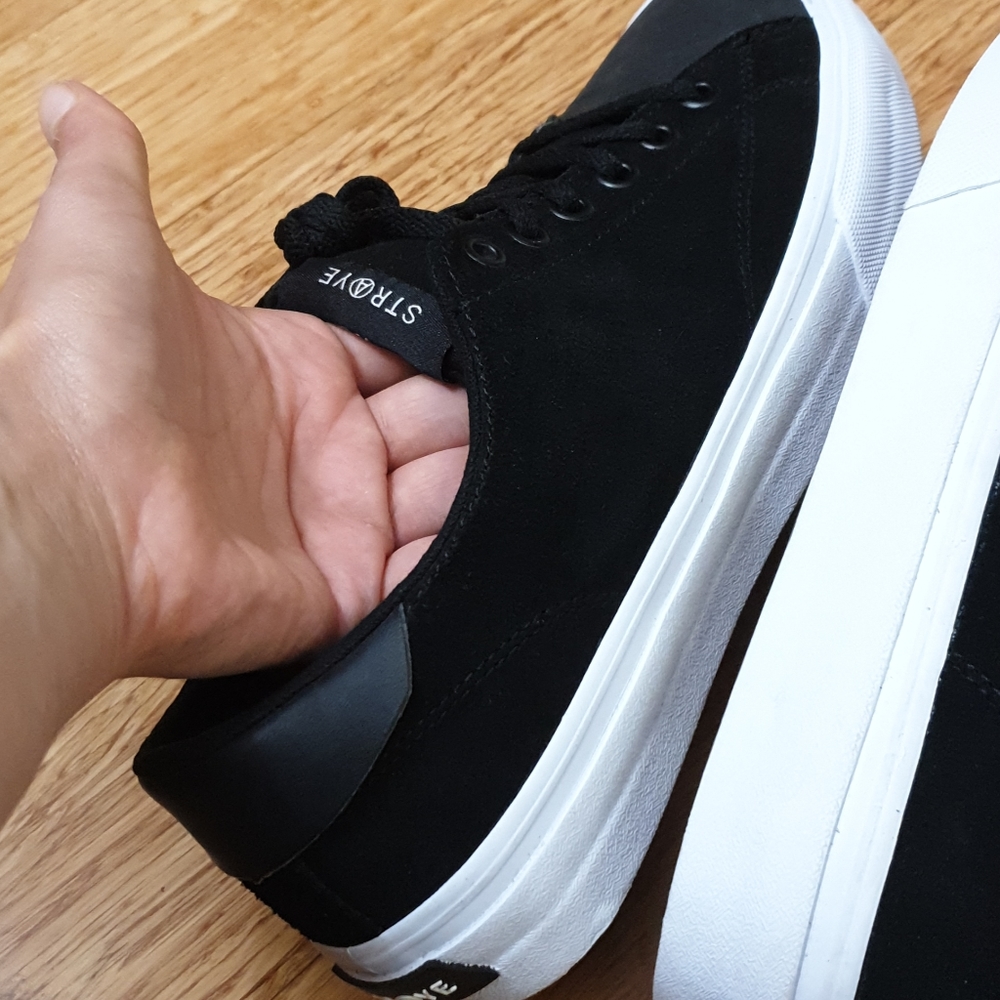 Starye men's lace up skate shoes black sz 9.5 - Picture 9 of 17